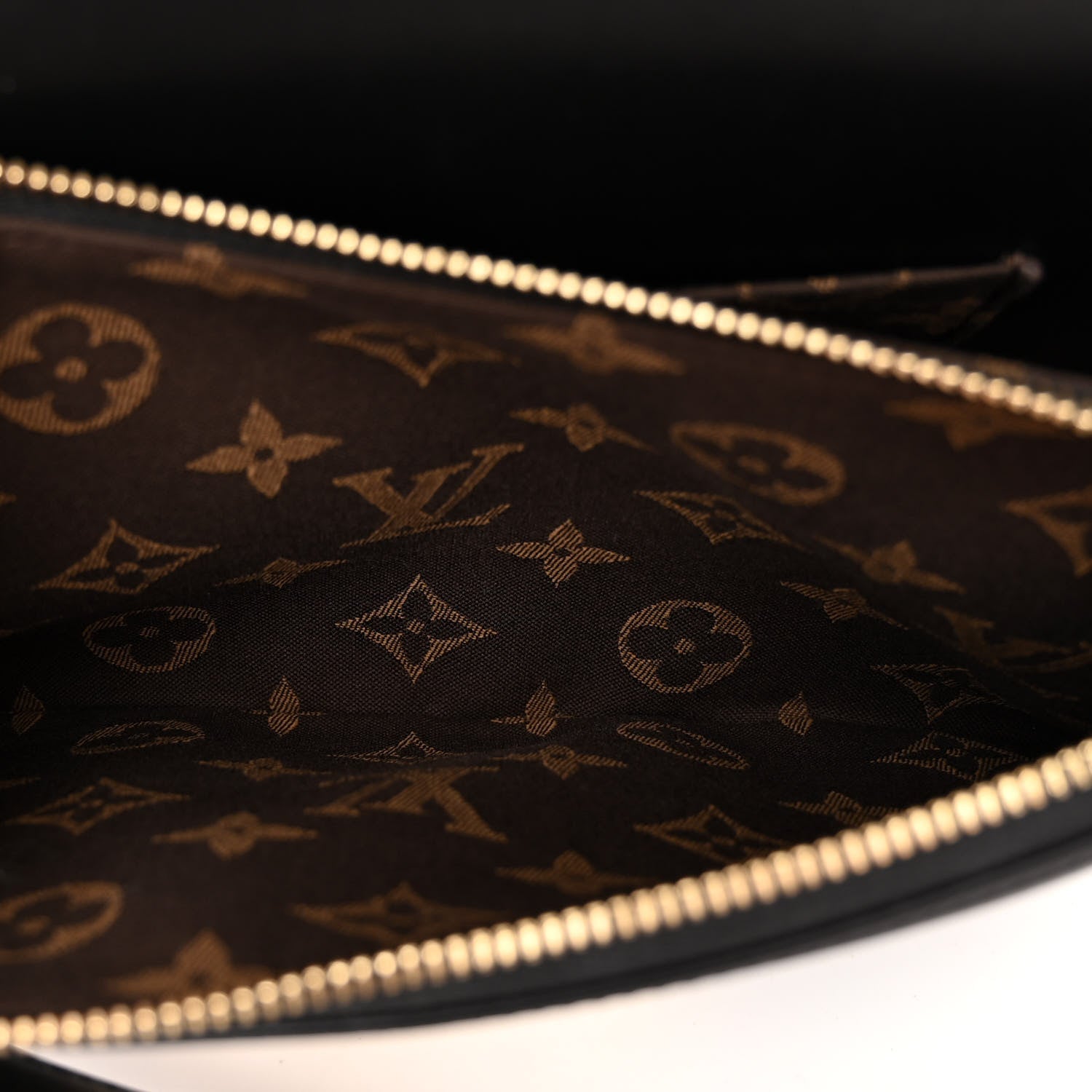 Louis Vuitton Calfskin Monogram Swing Black 6 of 10