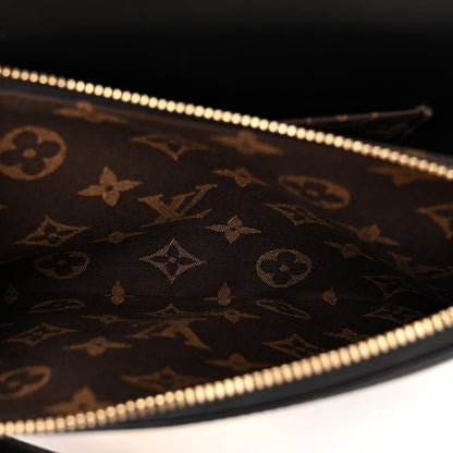Louis Vuitton Calfskin Monogram Swing Black 6 of 10