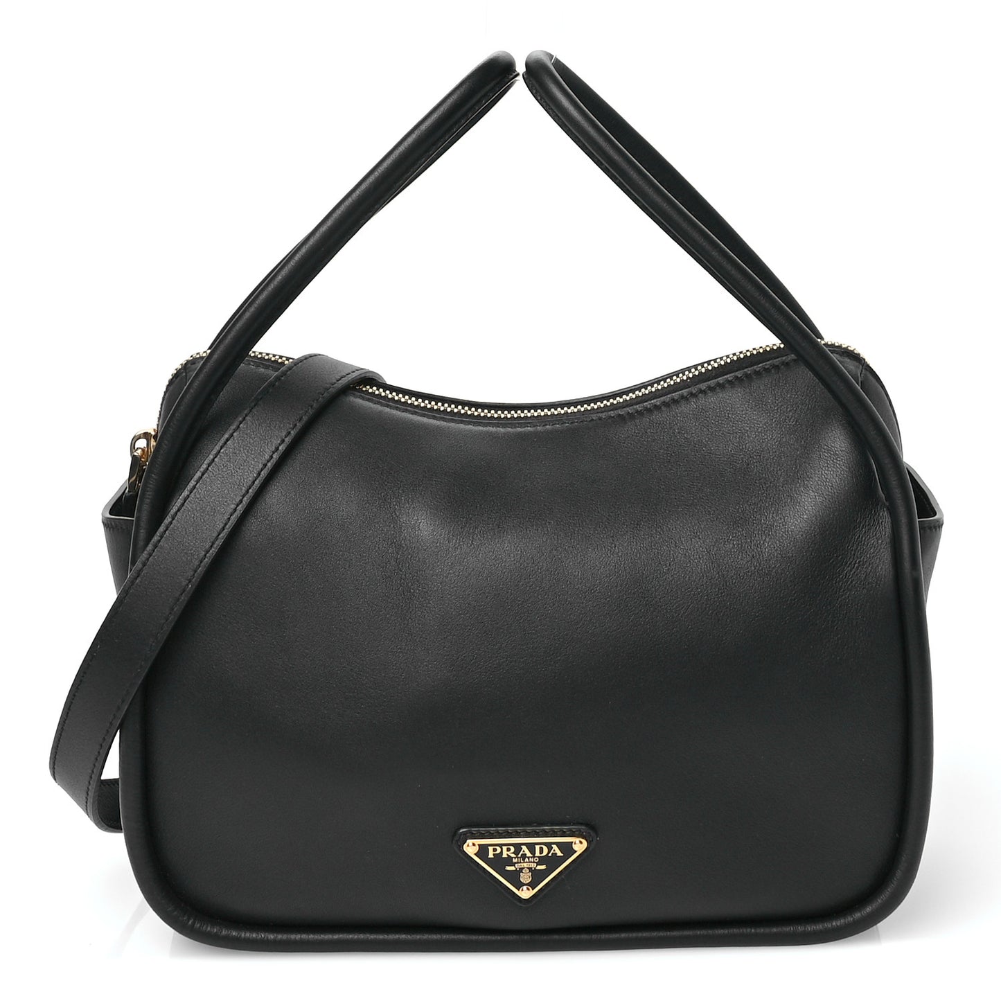 Soft Calfskin Darling Shoulder Bag Black