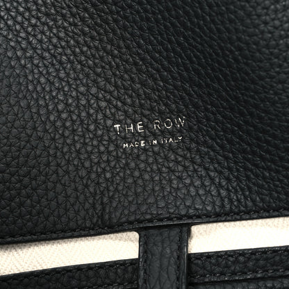 The Row Grained Calfskin Soft Margaux 17 Black 6 of 10