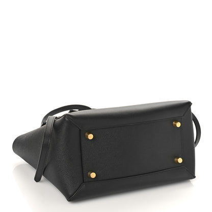 Celine Grained Calfskin Mini Belt Bag Black 4 of 7