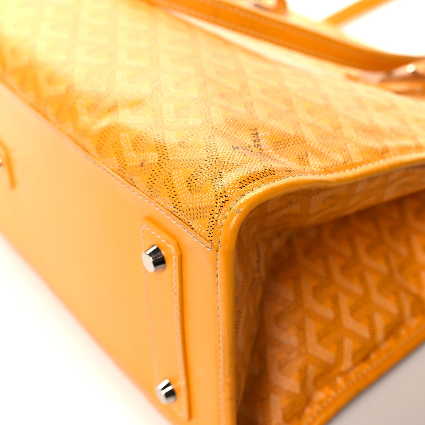 Goyardine Sac Hardy Pet Carrier PM Yellow