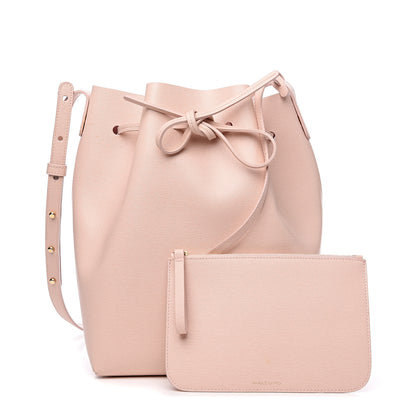 Mansur Gavriel Saffiano Bucket Bag Rosa 1 of 11