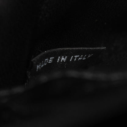 Prada Spazzolato Floral Open Bucket Bag Black White 8 of 9