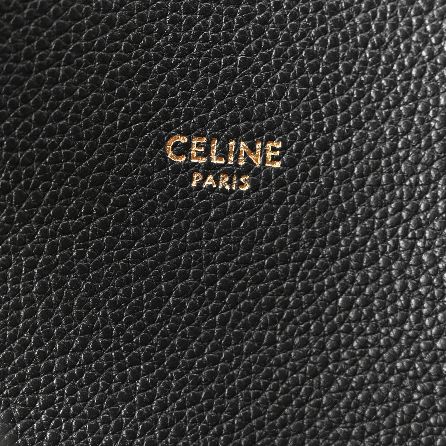 Soft Grained Calfskin Small Belt Cabas Phantom Black