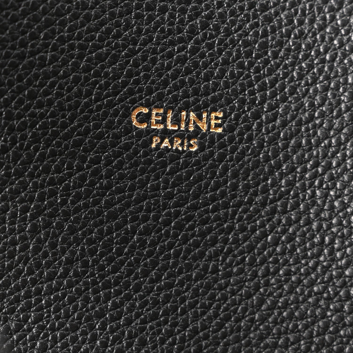 Celine Soft Grained Calfskin Small Belt Cabas Phantom Black 6 of 10