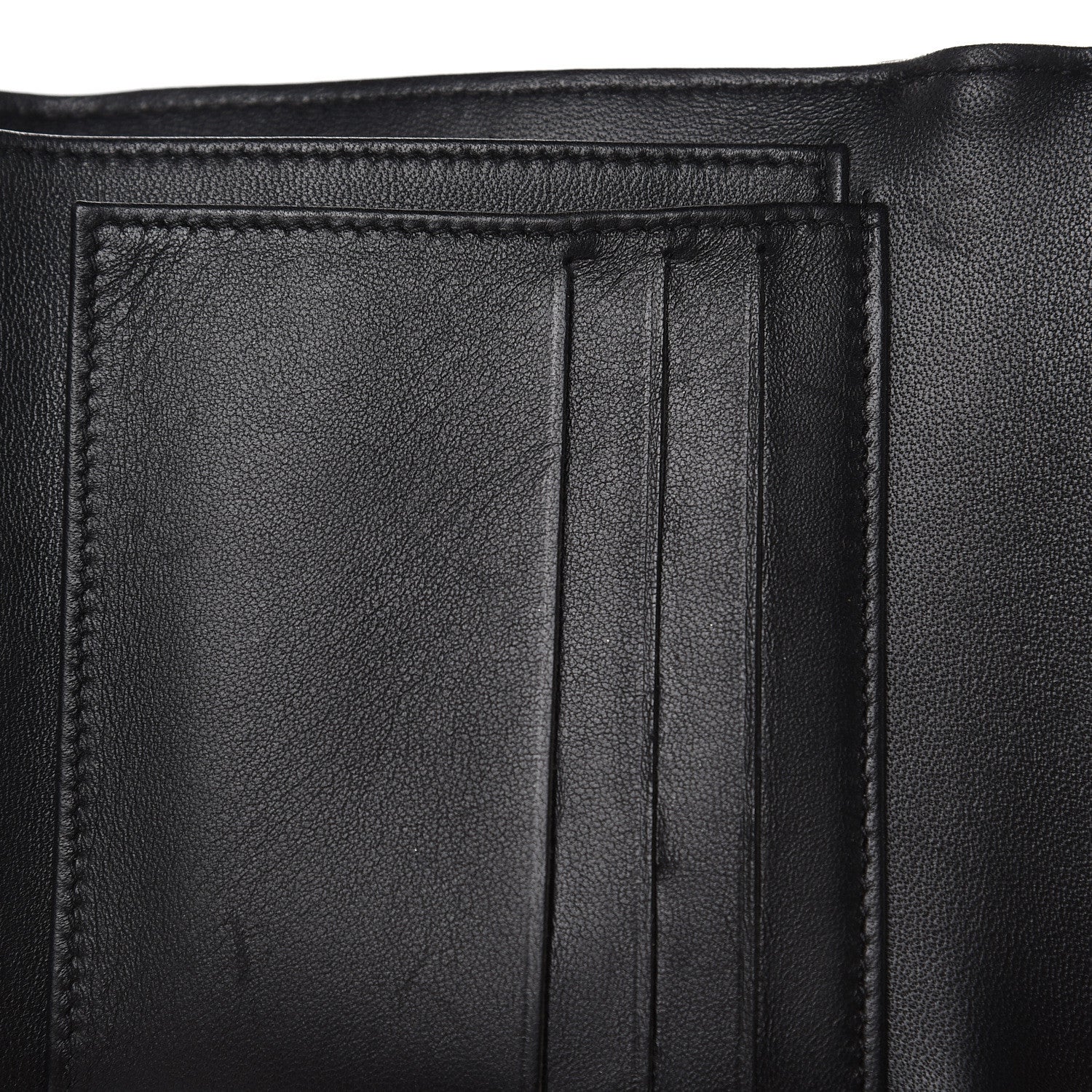 Chanel Lambskin Quilted Compact Boy Wallet Black 12 of 14