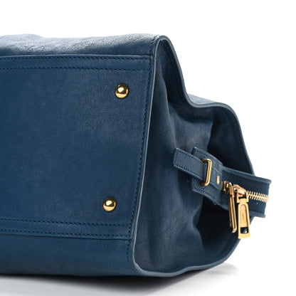 Saint Laurent Sheepskin Medium Cabas ChYc Blue 10 of 10