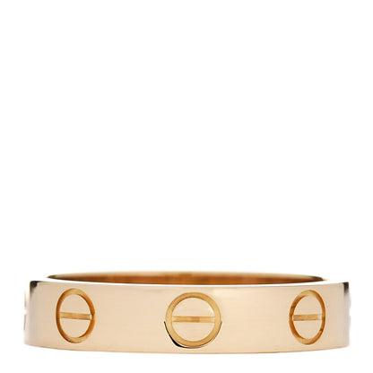 Cartier 18K Yellow Gold 3.5mm LOVE Wedding Band Ring 48 4.5 3 of 4