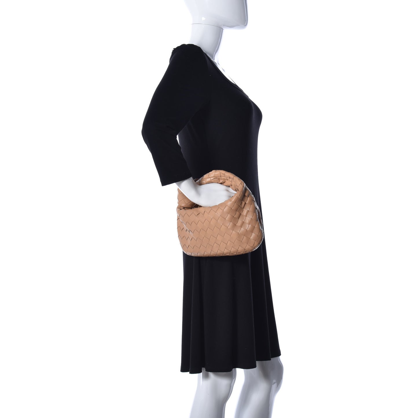 Nappa Intrecciato Mini Jodie Sandalwood