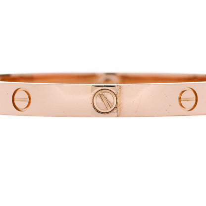 Cartier 18K Pink Gold LOVE Bracelet 19 5 of 9