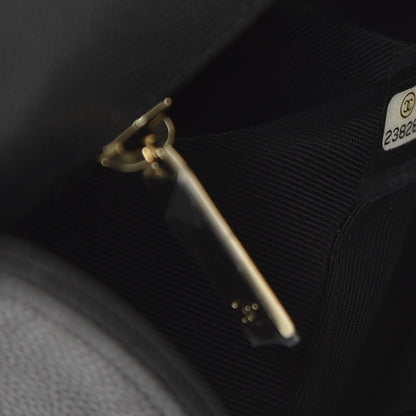 Chanel Caviar Quilted New Medium Boy Flap Black 9 of 10