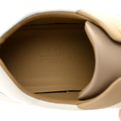 Hermes Calfskin Day Sneakers 37.5 Multicolor White 7 of 8