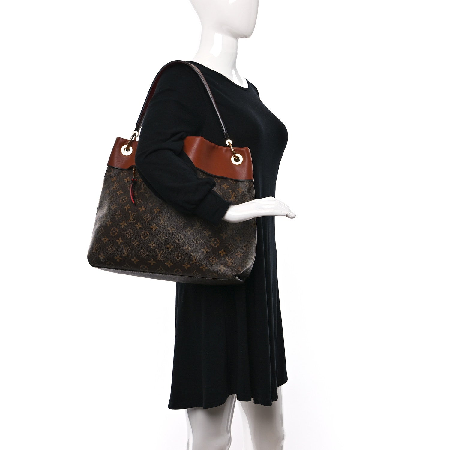 Louis Vuitton Monogram Tuileries Hobo Caramel 3 of 17