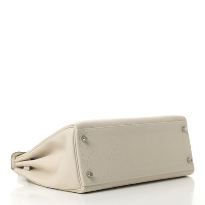 Hermes Togo Kelly Retourne 32 Craie 4 of 11
