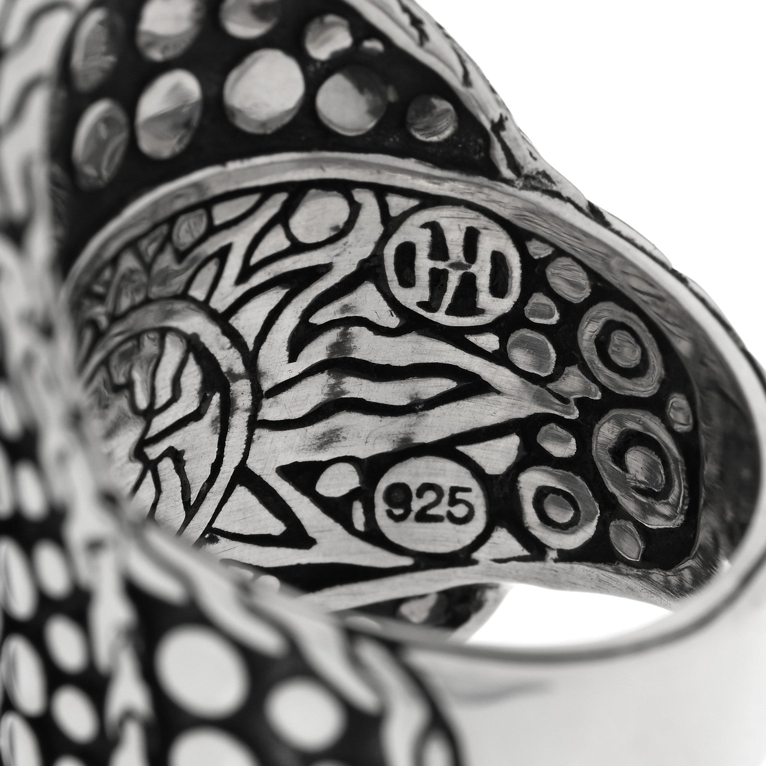 John Hardy Sterling Silver Dot Nuansa Ring 56 7.5 4 of 4