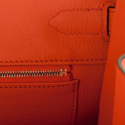 Hermes Togo Birkin 35 Orange Poppy 13 of 24