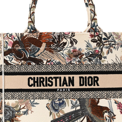 Christian Dior Canvas Jardin Botanique Embroidered Small Book Tote Multicolor 8 of 18