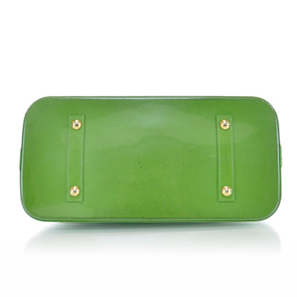 Louis Vuitton Vernis Alma MM Vert Tonic 5 of 9