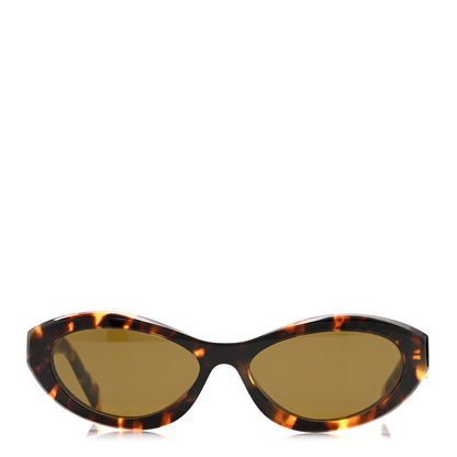Prada Acetate Oval Sunglasses SPR 26Z Tortoise 2 of 8