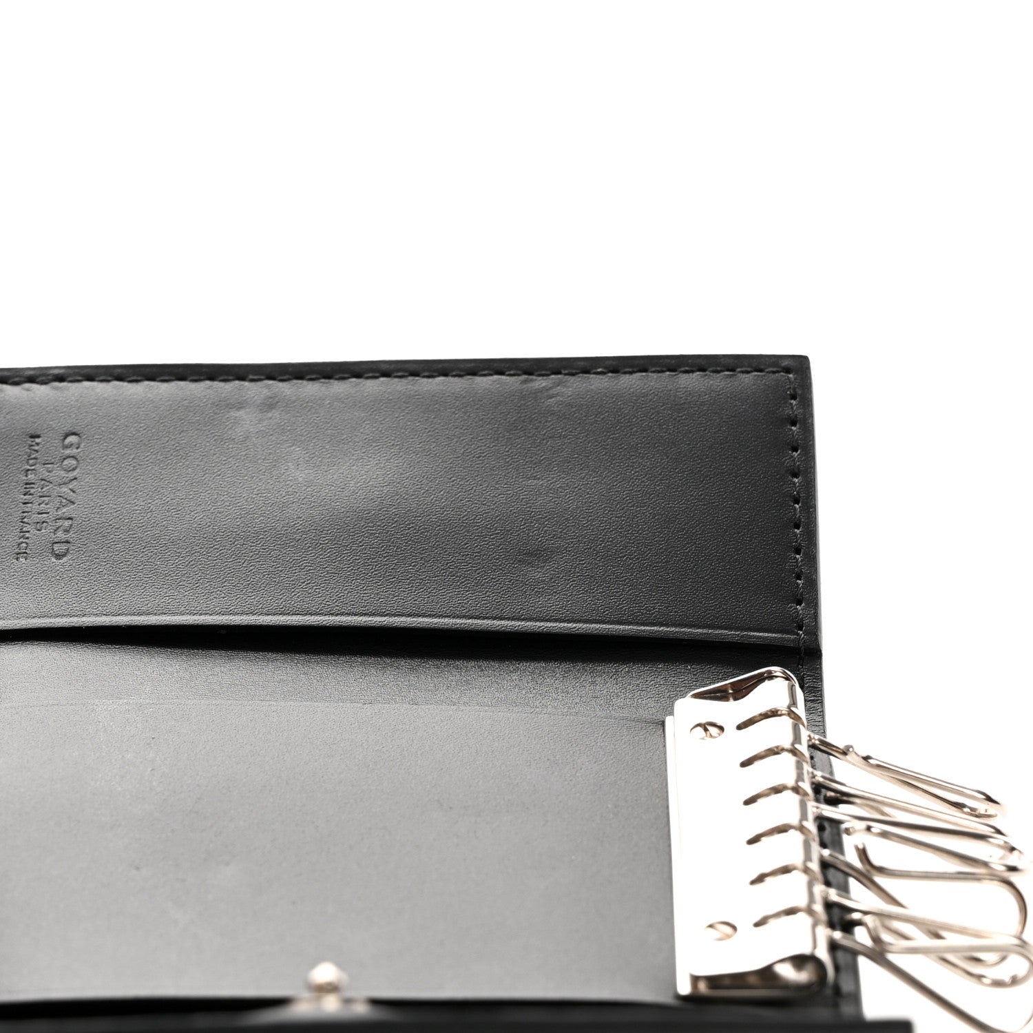 Goyard Goyardine Saint Michel 6 Key Holder Black 20 of 21