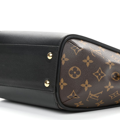 Louis Vuitton Calfskin Monogram Kimono Tote PM Black 9 of 10