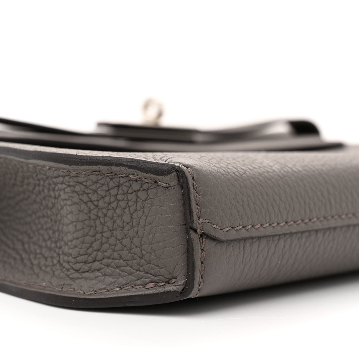 Hermes Togo Kelly Depeches 25 Pouch Etain 9 of 12