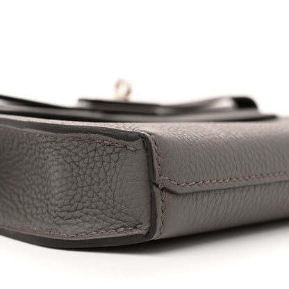 Hermes Togo Kelly Depeches 25 Pouch Etain 9 of 12