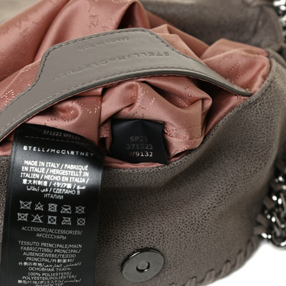 Stella McCartney Shaggy Deer Mini Falabella Fold Over Tote Ash Grey 8 of 13