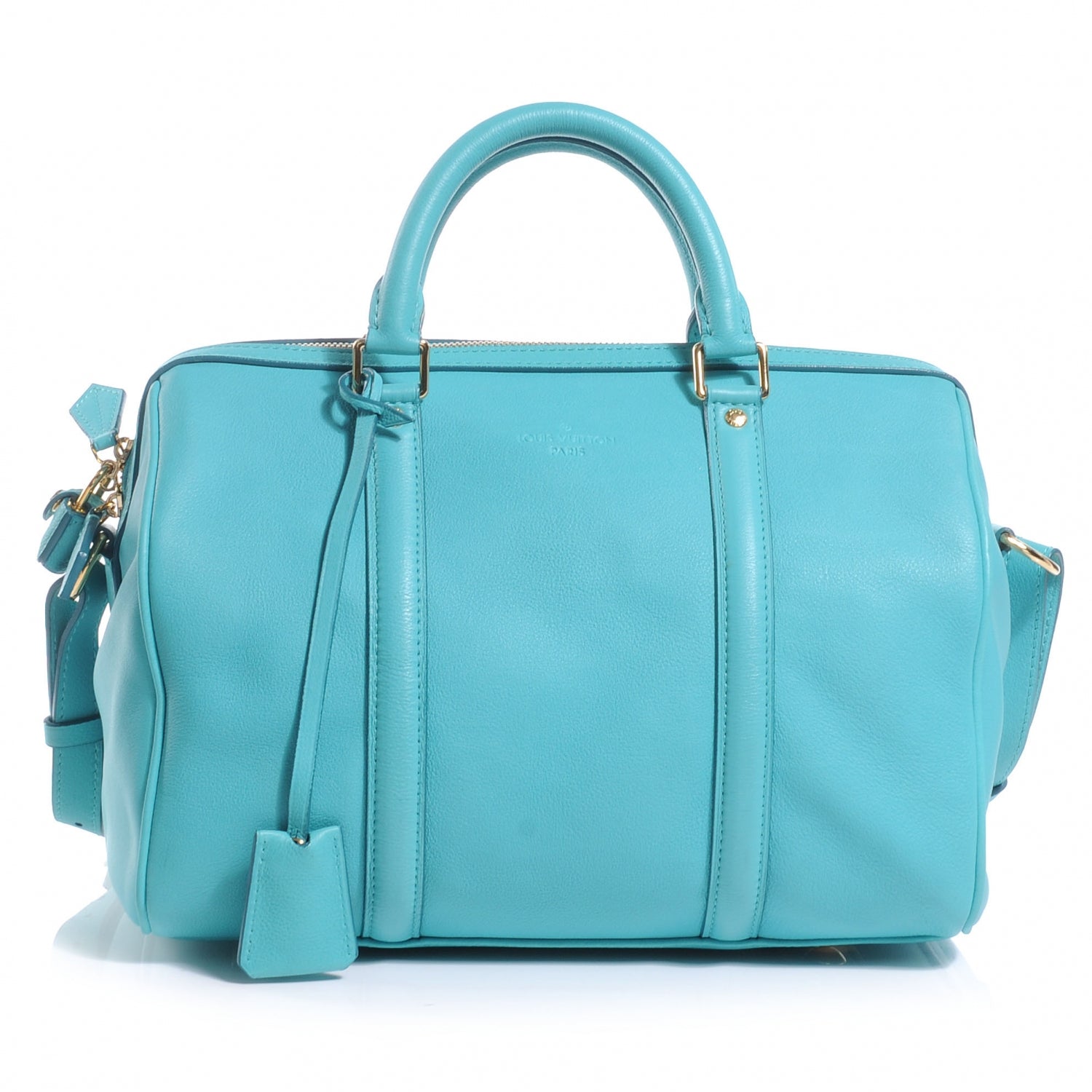 Louis Vuitton Calfskin SC Bag PM Turquoise 1 of 7