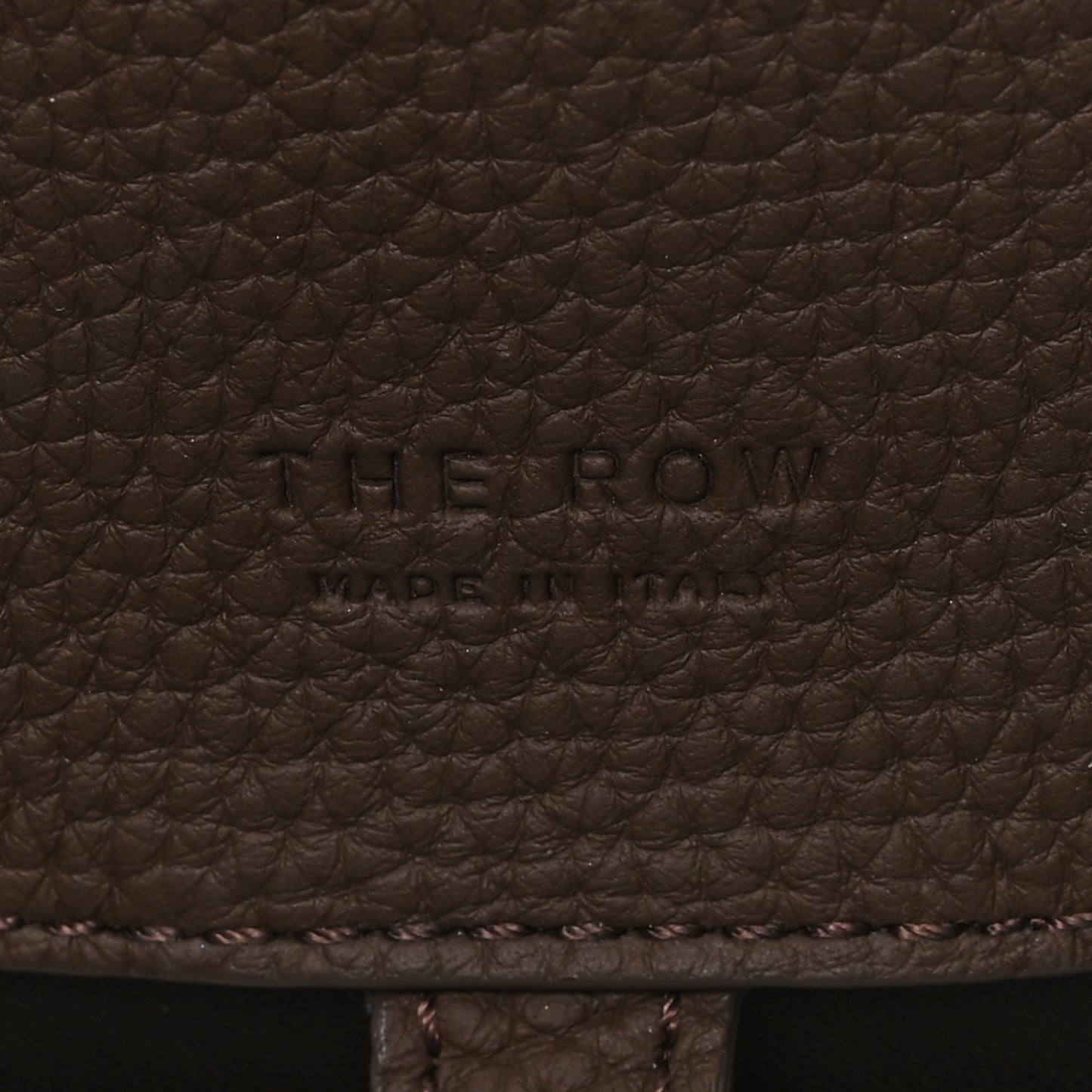 Matte Grained Calfskin Margaux Shoulder 12 Dark Olive