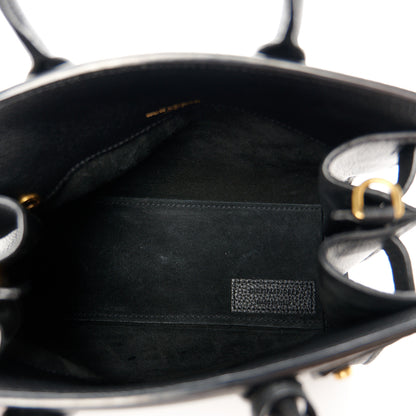 Saint Laurent Grained Calfskin Nano Supple Sac De Jour Black 5 of 10