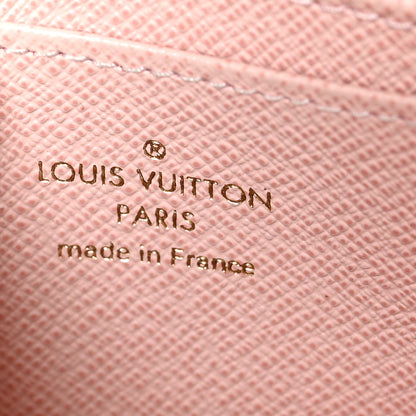 Louis Vuitton Damier Ebene Zippy Coin Purse Rose Ballerine 6 of 7