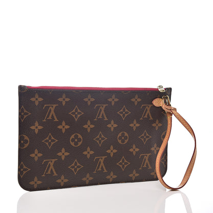 Louis Vuitton Monogram Neverfull MM GM Pochette Pivoine 2 of 6