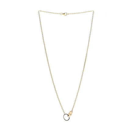 Cartier 18K Yellow Gold Interlocking LOVE Necklace 2 of 6