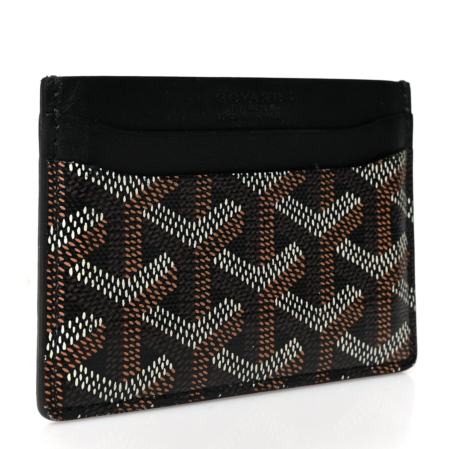 Goyard Goyardine Saint Sulpice Card Holder Black 3 of 7