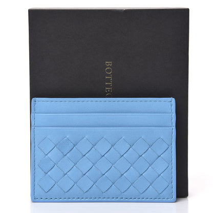 Bottega Veneta Nappa Intrecciato Card Holder Swimming Pool 8 of 8