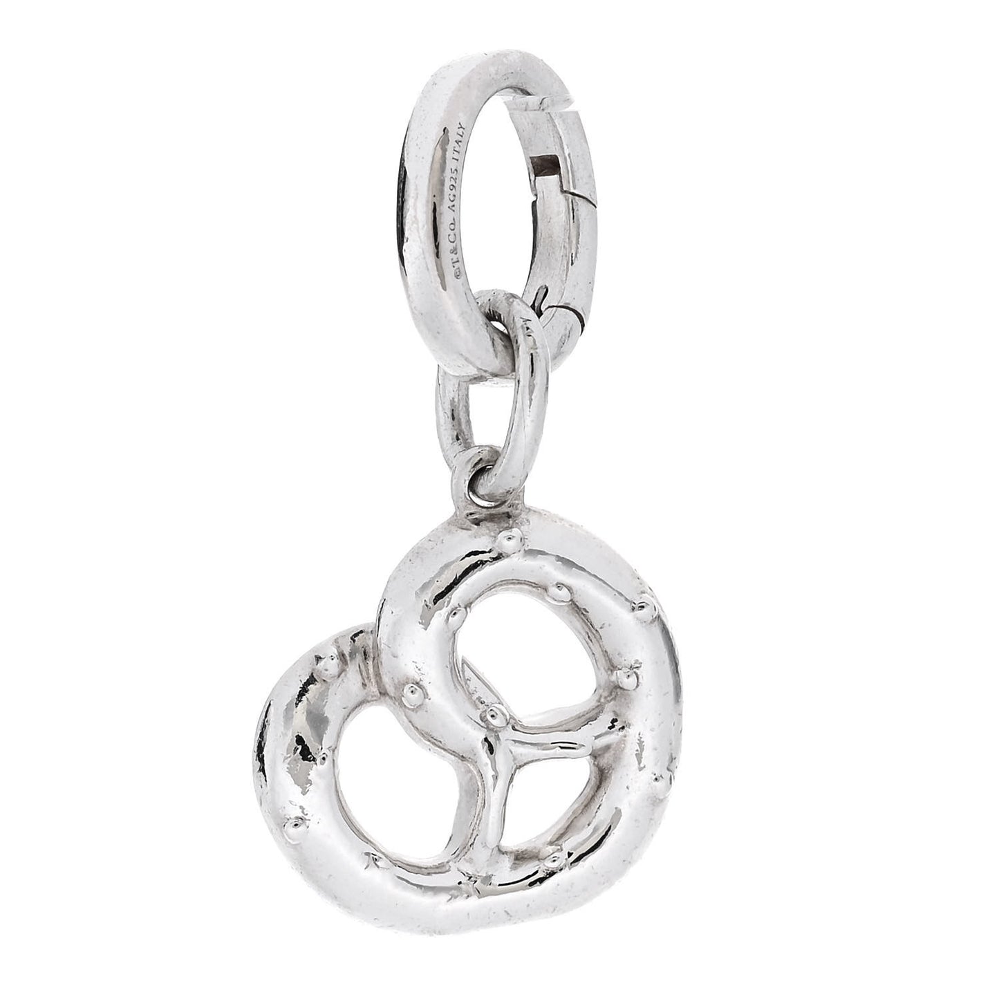 Sterling Silver Pretzel Charm