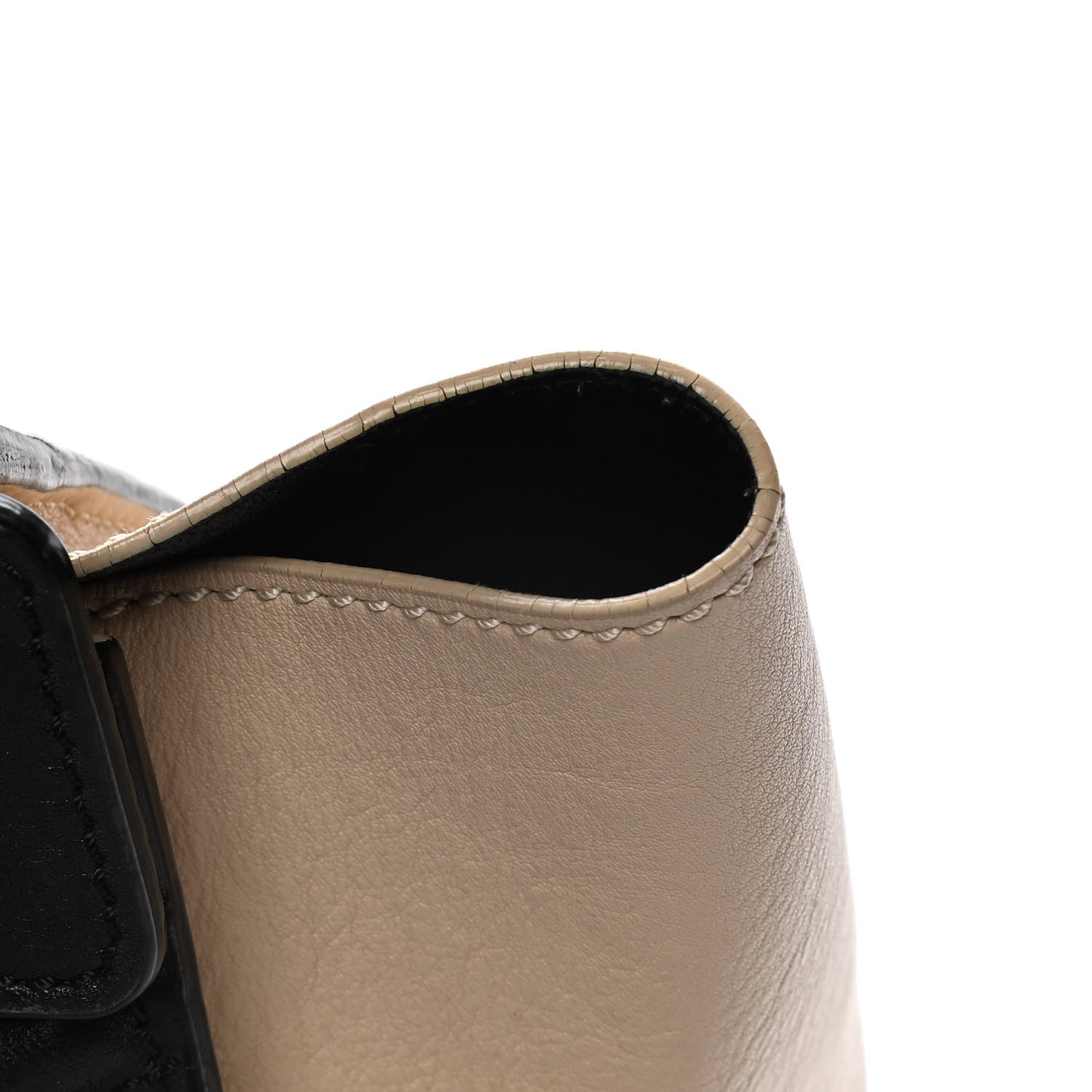Celine Calfskin Linen Micro Tri-Color Luggage Beige 8 of 9