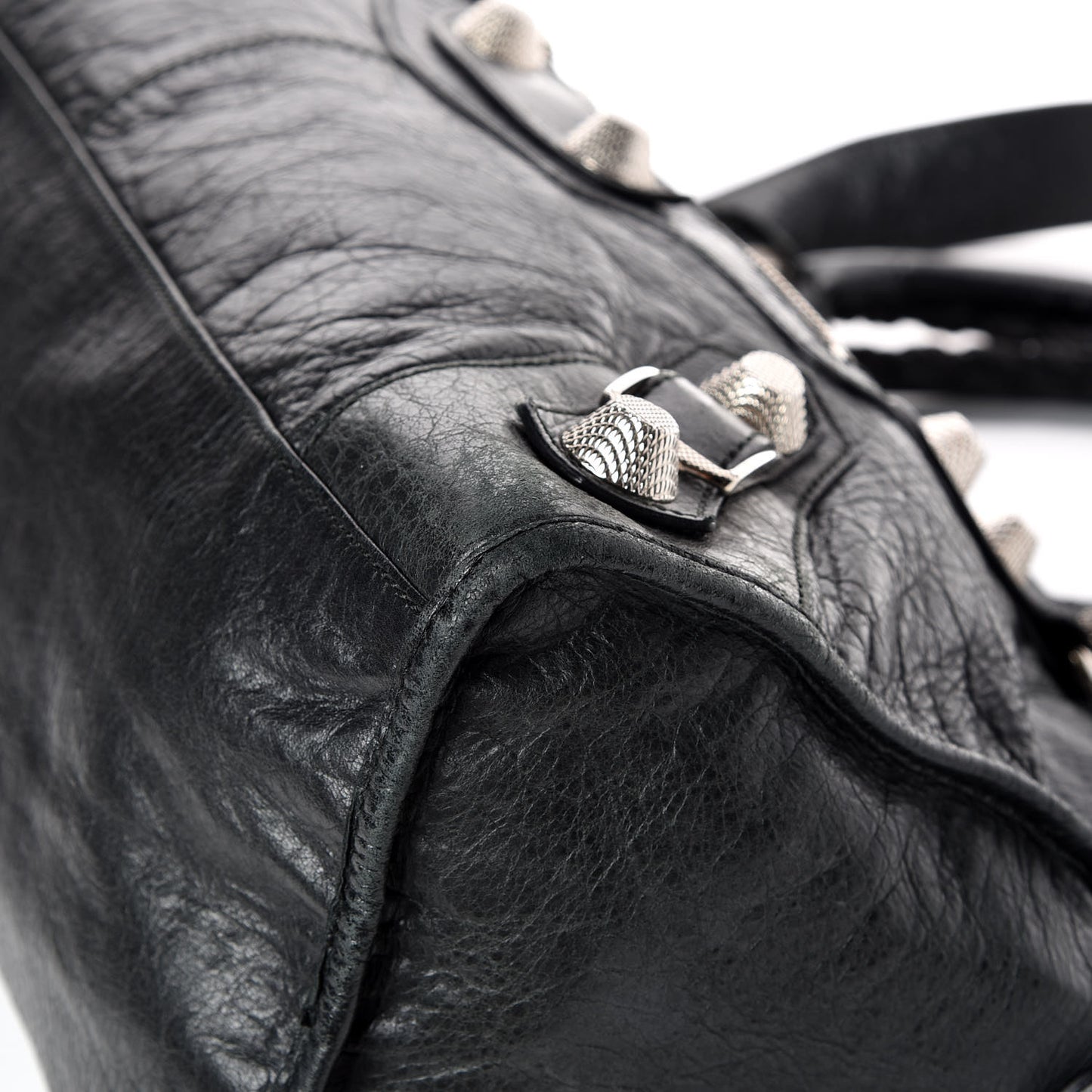 Agneau Giant 21 Silver Hardware Part Time Black