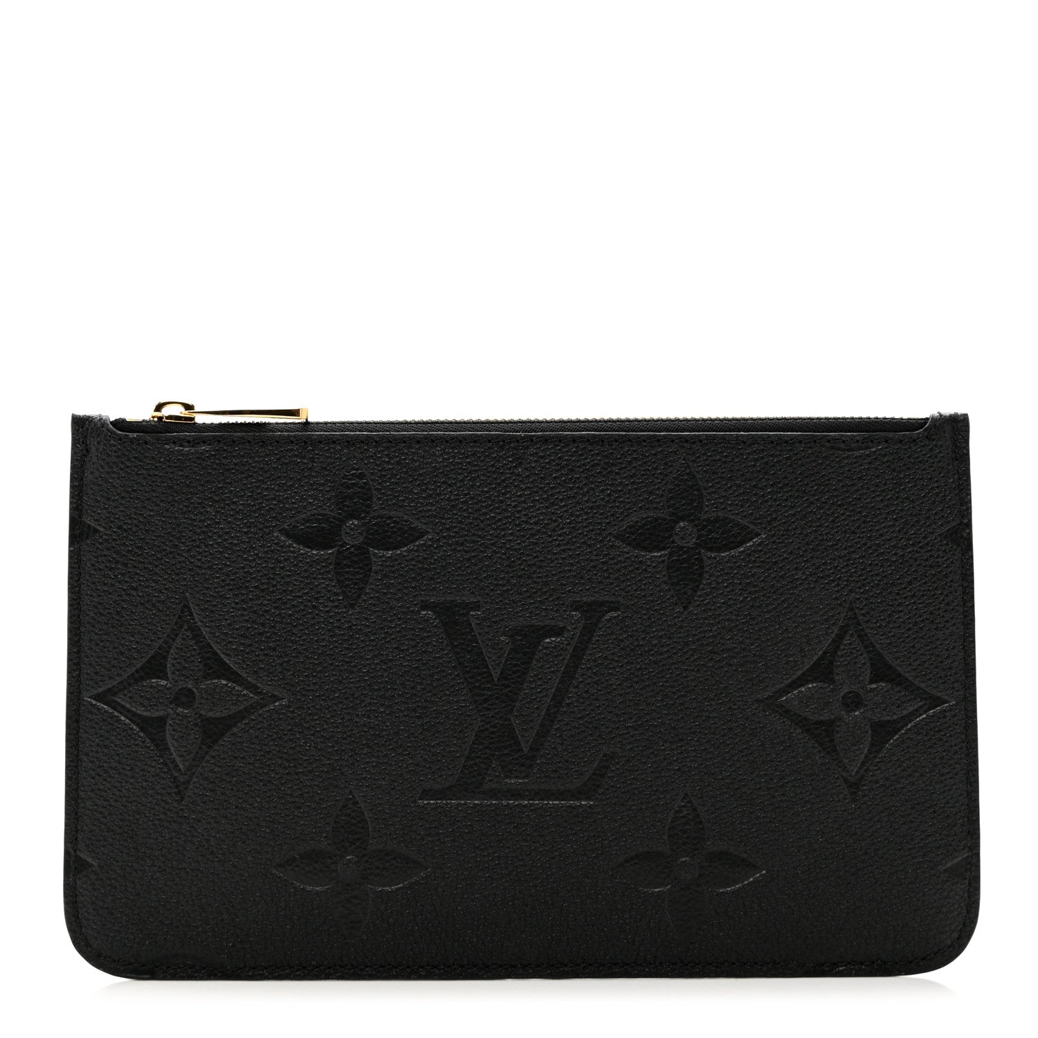 Louis Vuitton Empreinte Monogram Giant Neverfull MM Pochette Black 1 of 5