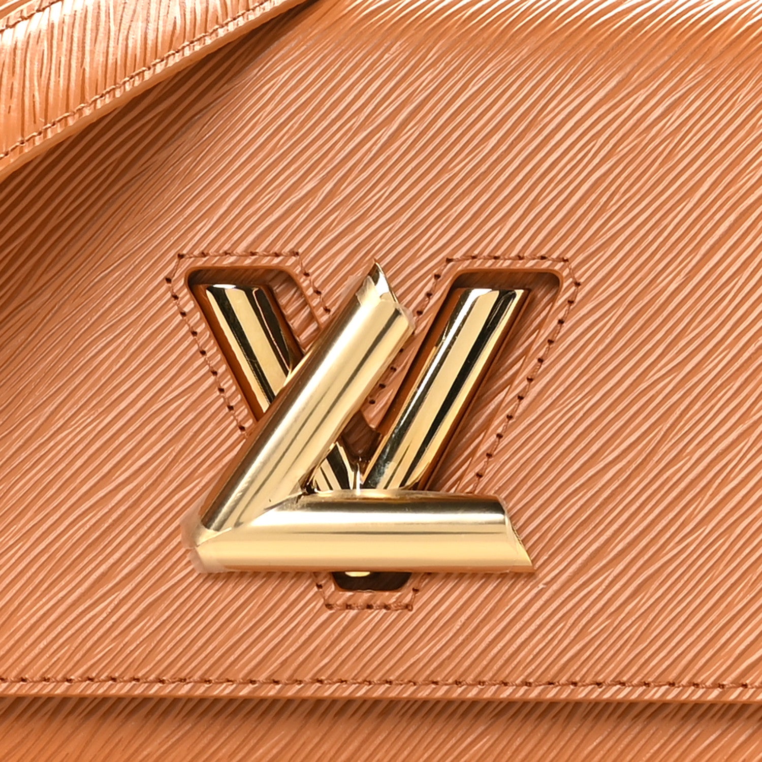 Louis Vuitton Epi Twist Shoulder Bag MM Gold Miel 8 of 10