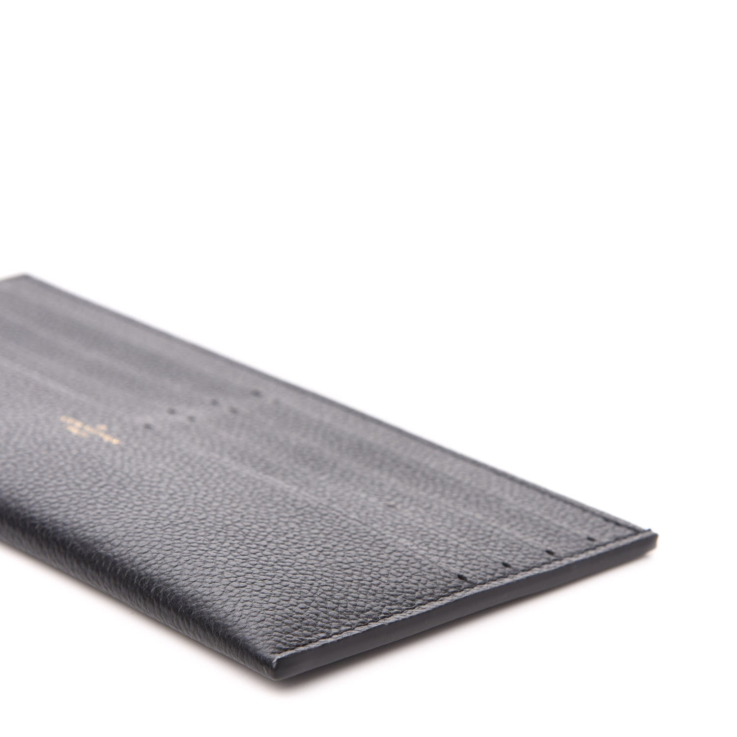 Louis Vuitton Calfskin Felicie Chain Wallet Card Holder Insert Black 7 of 7