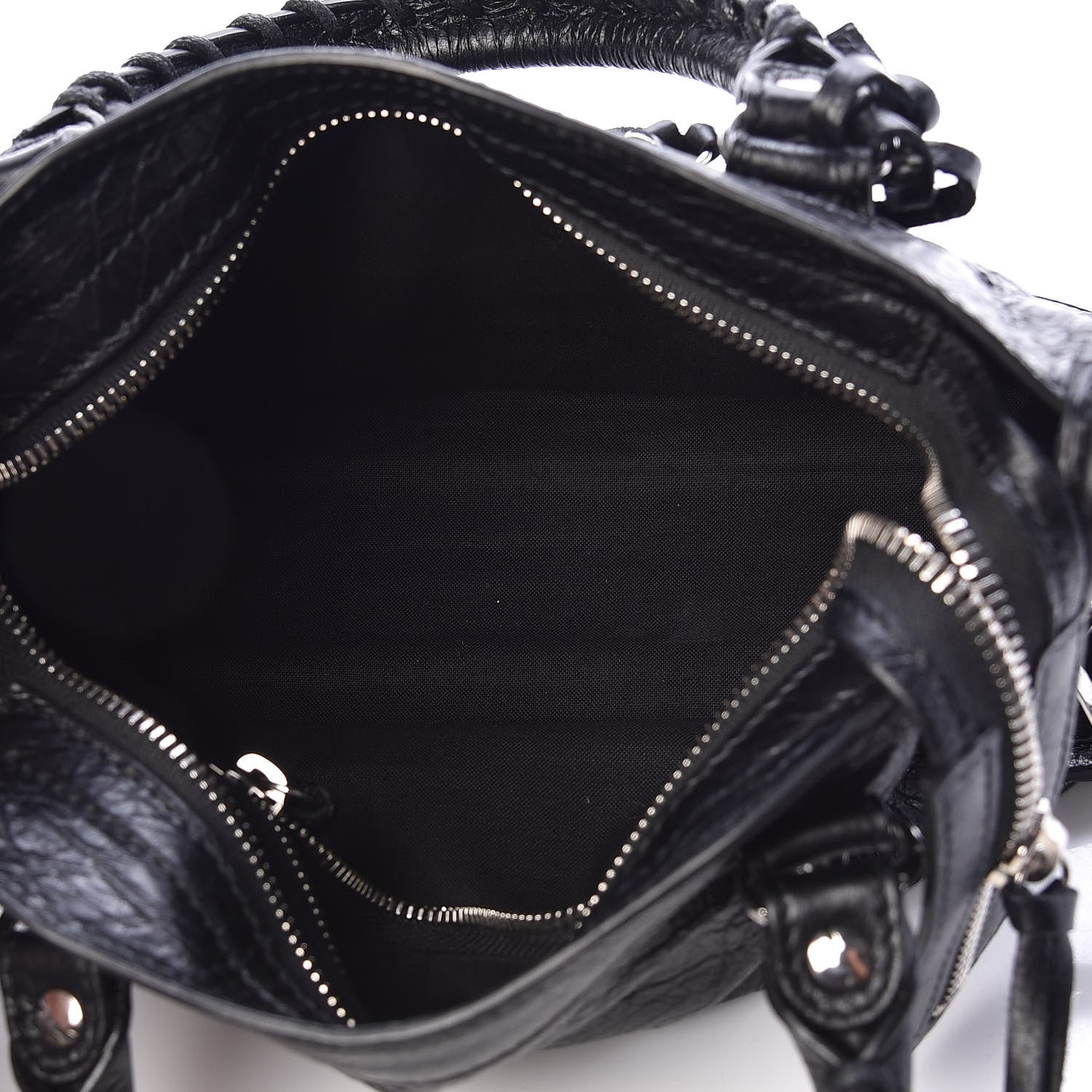 Balenciaga Agneau Classic Silver Hardware Mini City Black 5 of 9