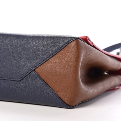 Louis Vuitton Calfskin Lockme II Top Handle Rubis Marine 8 of 9
