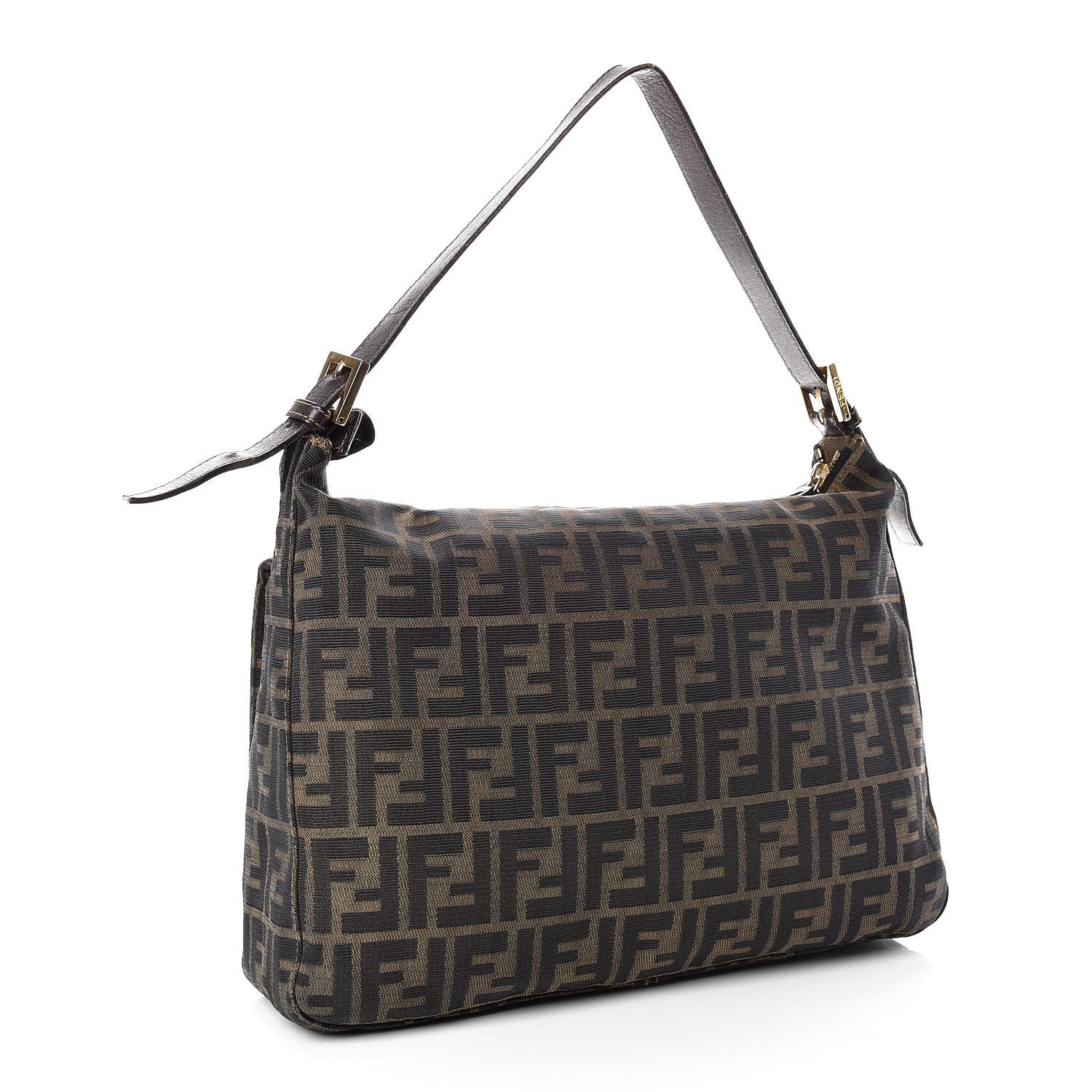 Fendi Zucca Shoulder Bag Tobacco 3 of 21