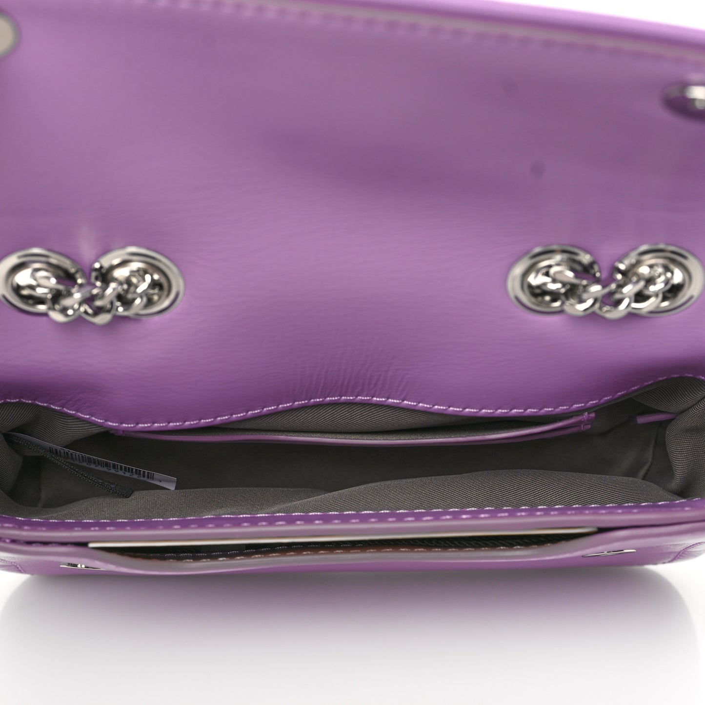 Lambskin Mini The Glam Shot Bag Regal Orchid