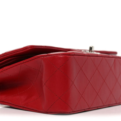 Chanel Lambskin Quilted Medium Double Flap Red 9 of 10