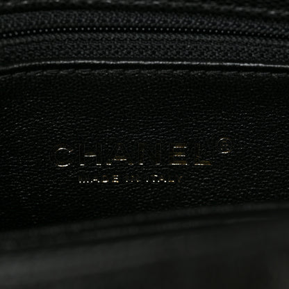 Chanel Caviar Lizard Quilted Mini Coco Handle Flap Black 6 of 8