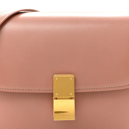 Celine Box Calfskin Teen Classic Box Flap Bag Antique Rose 9 of 14